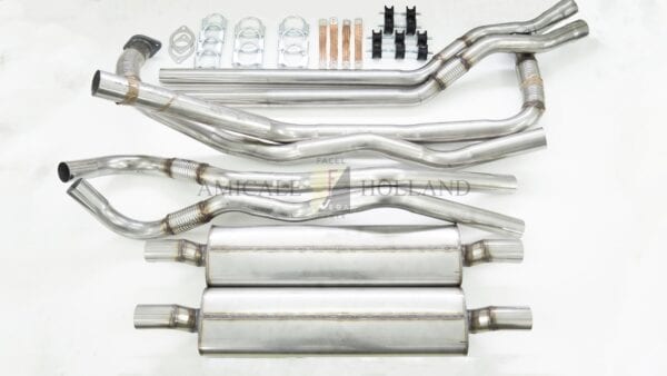 Exhaustsystem FV1/ 2/ 2B in stainless steel incl. mountingset