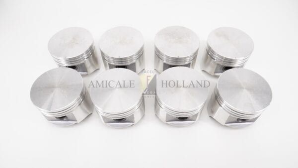 Set (8) pistons and piston rings 383