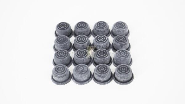 Set (16) rubber covers for hoodframe bolts Facellia/Facel III/ 6 cabrio