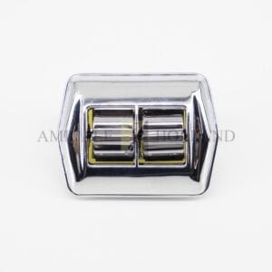 Switch (electric windows) on door panel FVS (2 buttons), alternative , chrome plated