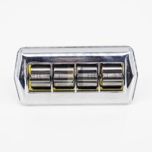 Switch (electric windows) on door panel Exc (4 buttons), alternative, chrome plated