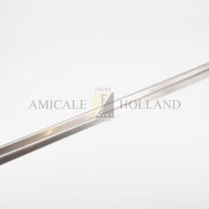 Alu finishing strip (halfround) on sill FV/ HK