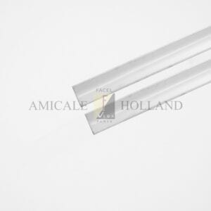 Jeu (2) enjoliveurs en inox, bas caisse Facel II