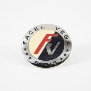 Ecusson rond Facel Vega (Facel II/III volant, coffre)