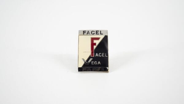 Rectangular Facel Vega enamel badge  26x41mm