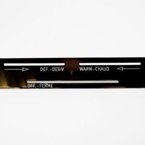 Panel for 3 heater handles HK/ Exc
