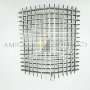 Centre part central grille FVS/ HK/ Exc  in aluminium, 
still to be anodised