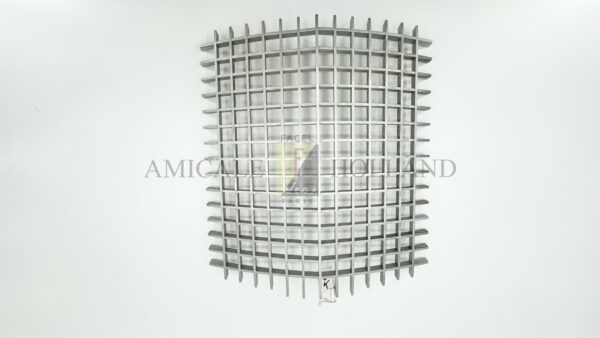 Rooster centrale grille  FV/ HK/ Exc in alu, nog anodiseren