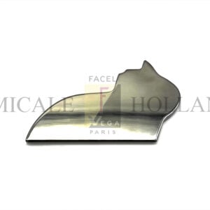 Rvs afwerkplaatje B post onder zijruit R FV/ HK