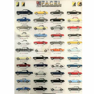 Poster Facel Vega 50 X 70