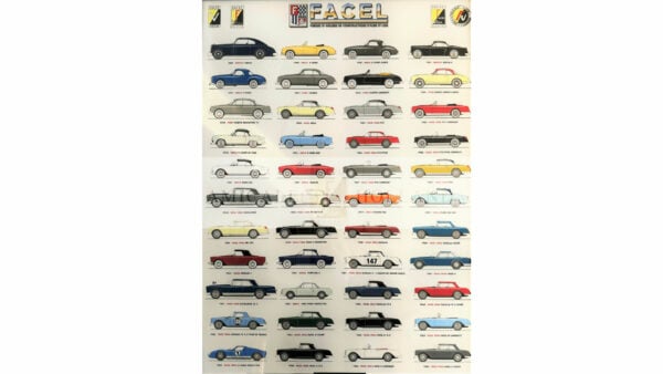 Poster Facel Vega 50 X 70