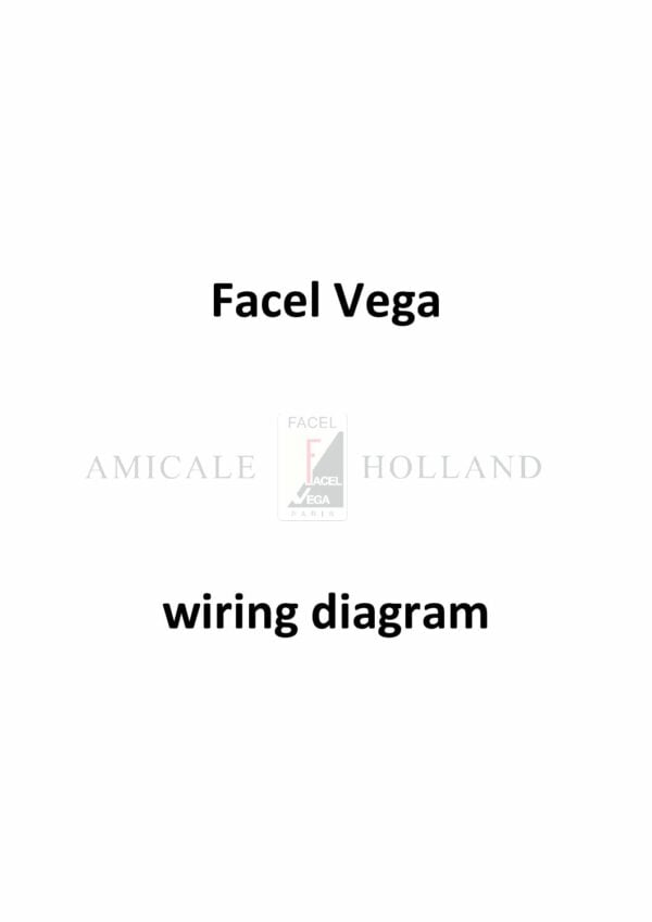 Bedradingsschema Facel 3